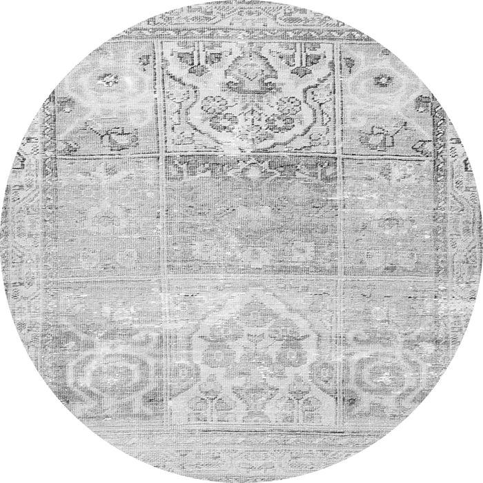 Square Persian Gray Traditional Rug, tr3725gry