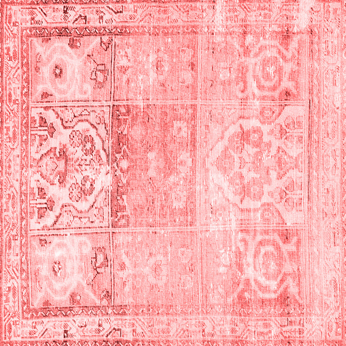 Machine Washable Persian Red Traditional Rug, wshtr3725red