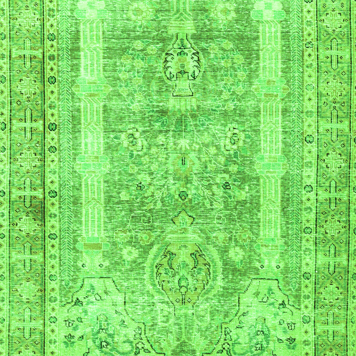 Persian Green Traditional Rug, tr3726grn