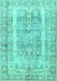 Persian Turquoise Traditional Rug, tr3726turq