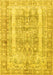 Persian Yellow Traditional Rug, tr3726yw