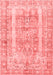 Persian Red Traditional Area Rugs