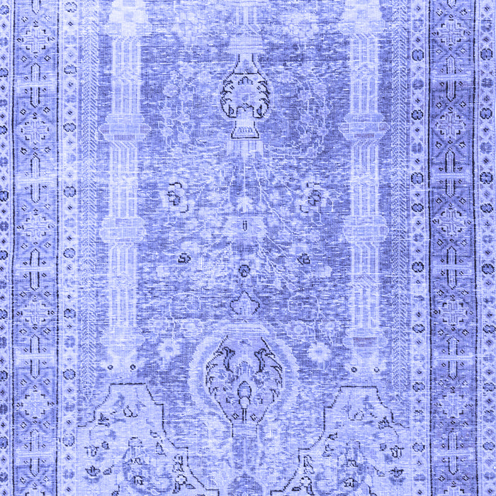 Persian Blue Traditional Rug, tr3727blu