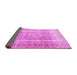 Sideview of Persian Pink Traditional Rug, tr3727pnk