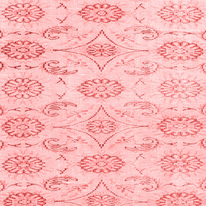 Machine Washable Persian Red Traditional Rug, wshtr3728red