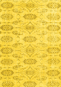 Persian Yellow Traditional Rug, tr3728yw