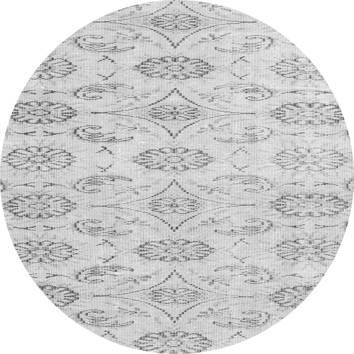 Square Persian Gray Traditional Rug, tr3728gry