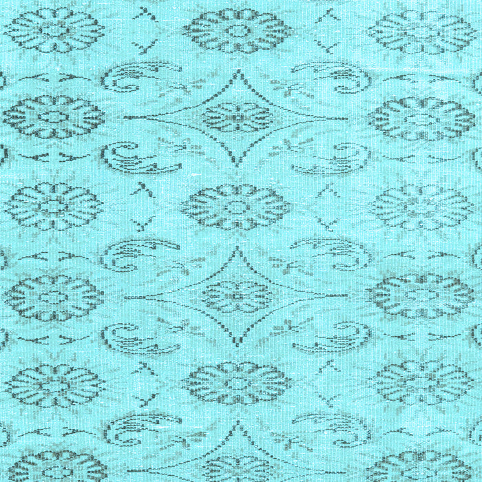 Machine Washable Persian Light Blue Traditional Rug, wshtr3728lblu