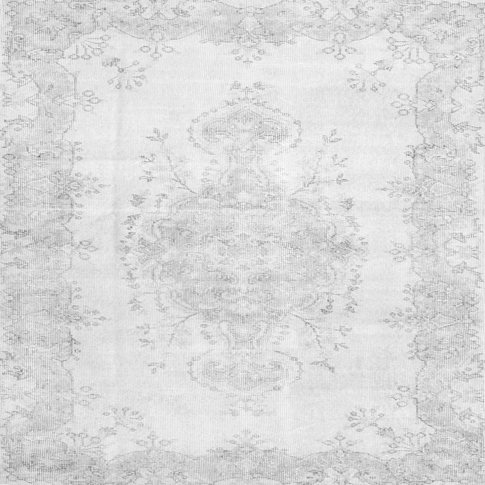 Serging Thickness of Persian Gray Traditional Rug, tr3729gry