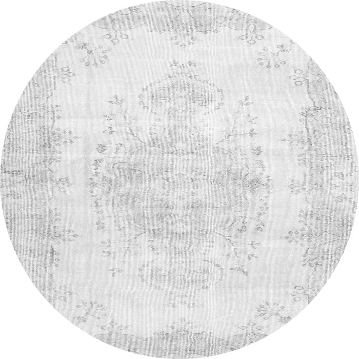 Machine Washable Persian Gray Traditional Rug, wshtr3729gry