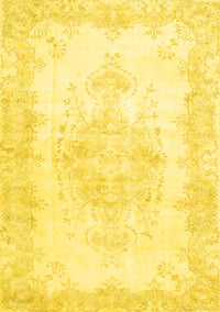 Persian Yellow Traditional Rug, tr3729yw