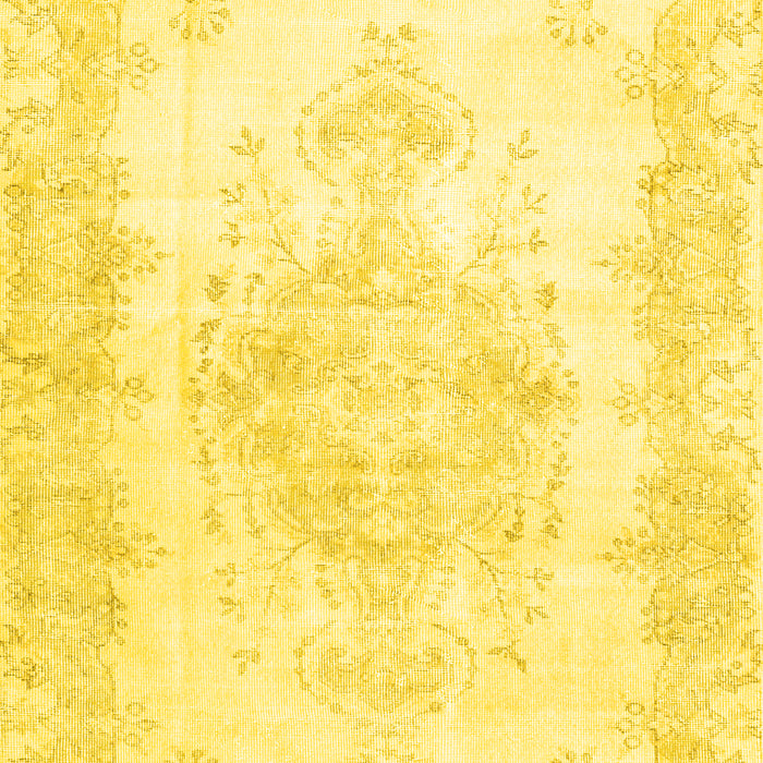 Persian Yellow Traditional Rug, tr3729yw