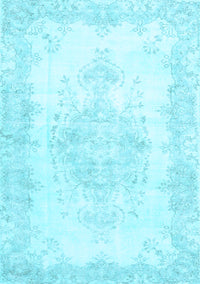 Persian Light Blue Traditional Rug, tr3729lblu