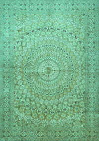 Persian Turquoise Traditional Rug, tr372turq