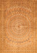 Persian Orange Traditional Rug, tr372org