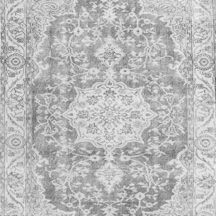 Medallion Gray Traditional Rug, tr3730gry