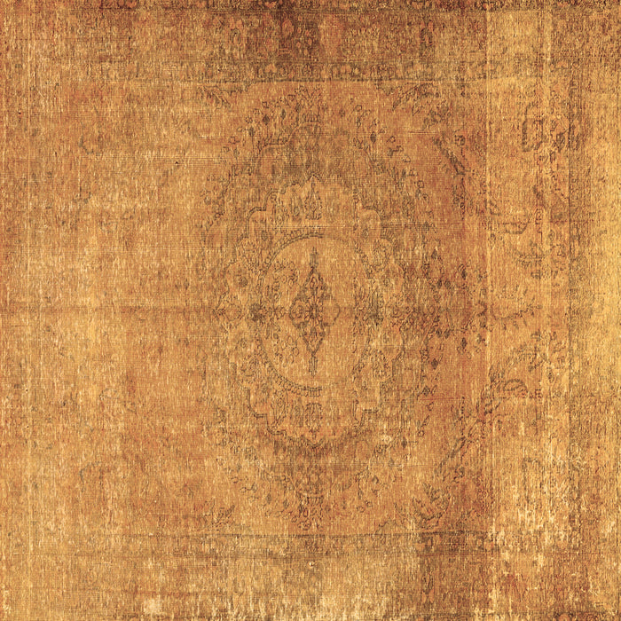 Square Machine Washable Persian Brown Traditional Rug, wshtr3731brn