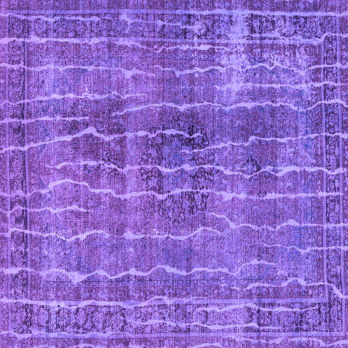 Square Machine Washable Persian Purple Bohemian Area Rugs, wshtr3732pur