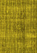 Machine Washable Persian Yellow Bohemian Rug, wshtr3732yw