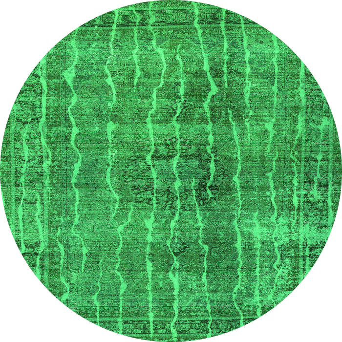 Machine Washable Persian Green Bohemian Area Rugs, wshtr3732grn