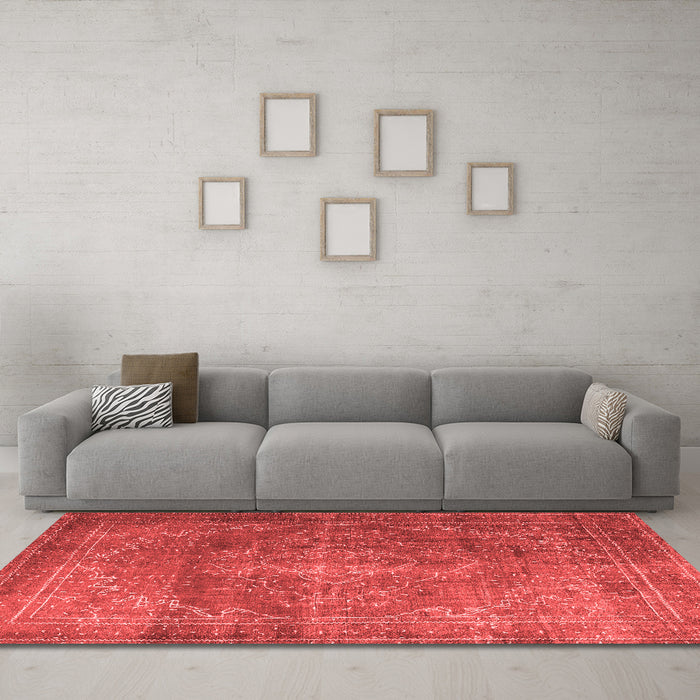 Traditional Red Washable Rugs