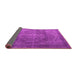 Sideview of Persian Pink Traditional Rug, tr3733pnk