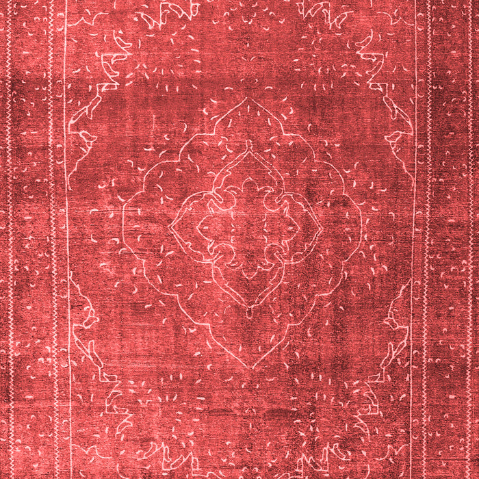 Machine Washable Persian Red Traditional Rug, wshtr3733red
