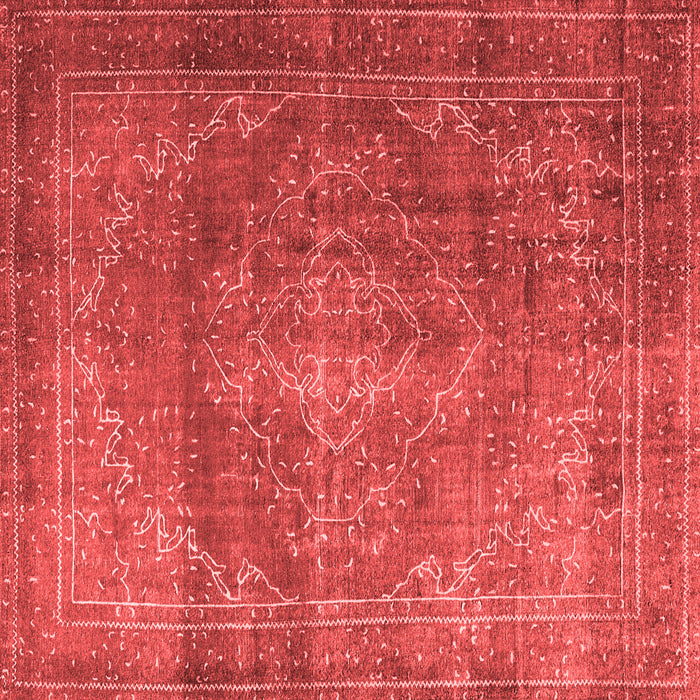 Machine Washable Persian Red Traditional Rug, wshtr3733red