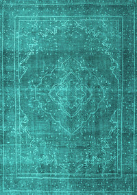 Persian Turquoise Traditional Rug, tr3733turq