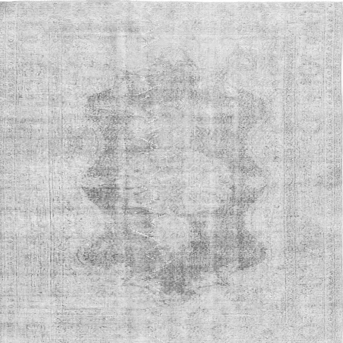 Serging Thickness of Persian Gray Traditional Rug, tr3734gry