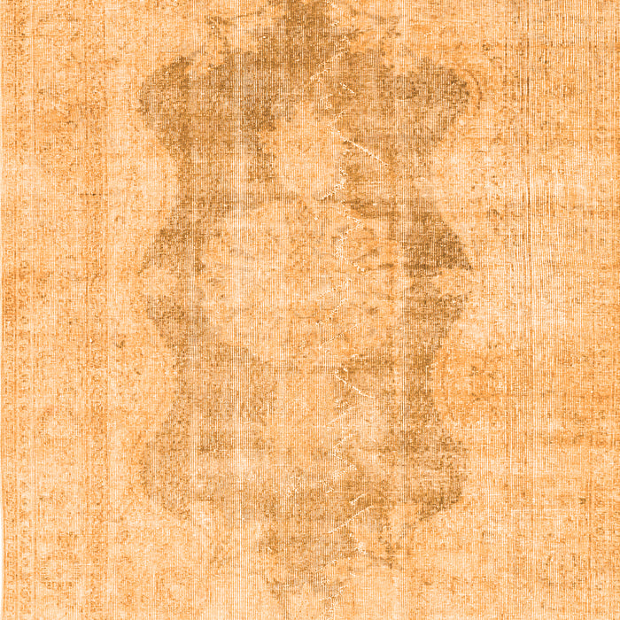 Serging Thickness of Machine Washable Persian Orange Traditional Area Rugs, wshtr3734org