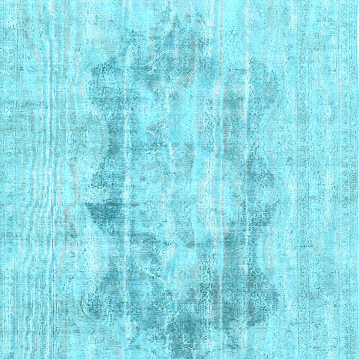 Machine Washable Persian Light Blue Traditional Rug, wshtr3734lblu