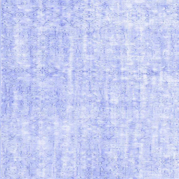 Machine Washable Persian Blue Traditional Rug, wshtr3735blu