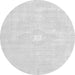 Square Persian Gray Traditional Rug, tr3736gry