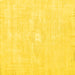 Square Persian Yellow Traditional Rug, tr3736yw