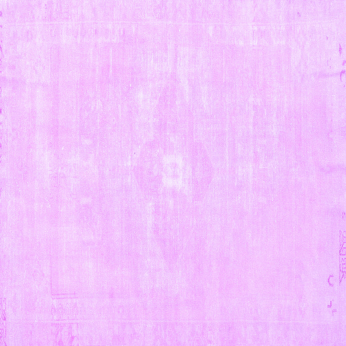 Square Persian Purple Traditional Rug, tr3736pur