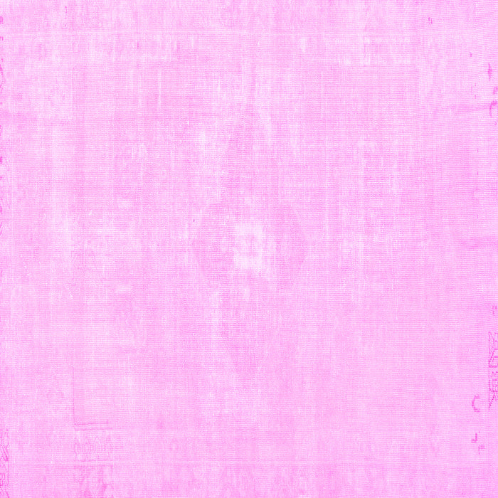 Square Persian Pink Traditional Rug, tr3736pnk