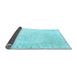 Sideview of Persian Light Blue Traditional Rug, tr3737lblu