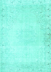 Persian Turquoise Traditional Rug, tr3737turq