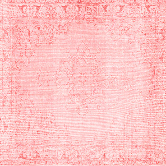 Machine Washable Persian Red Traditional Rug, wshtr3737red