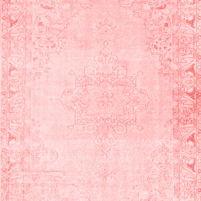 Machine Washable Persian Red Traditional Rug, wshtr3737red