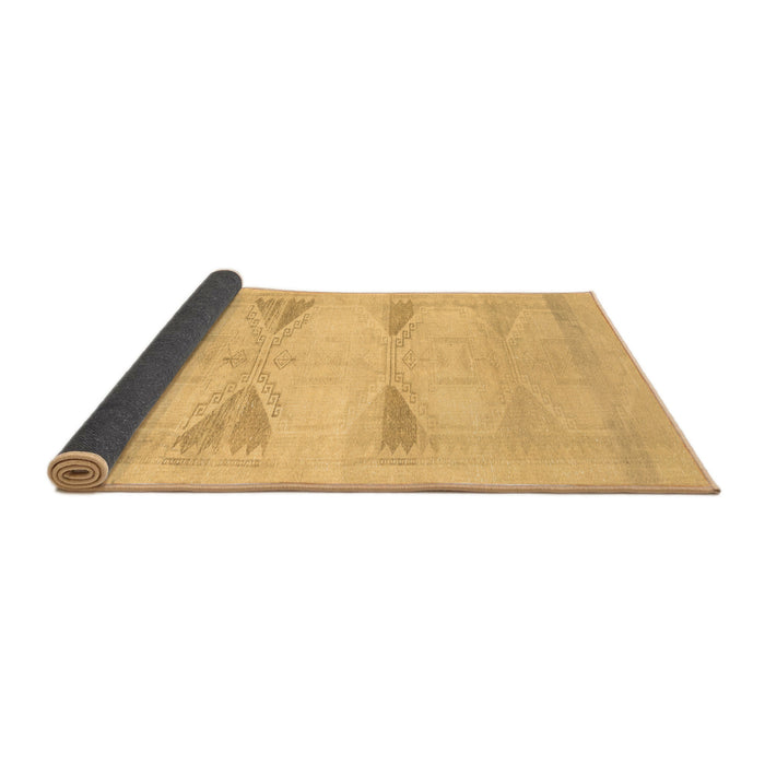 Sideview of Persian Brown Traditional Rug, tr3738brn