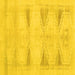 Square Persian Yellow Traditional Rug, tr3738yw