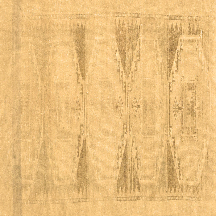 Square Persian Brown Traditional Rug, tr3738brn