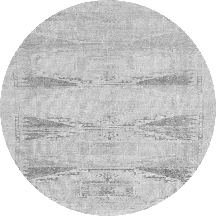 Square Persian Gray Traditional Rug, tr3738gry