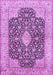 Medallion Purple Traditional Rug, tr373pur