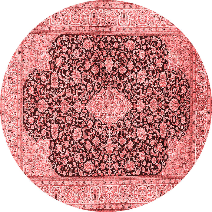 Medallion Red Traditional Rug, tr373red