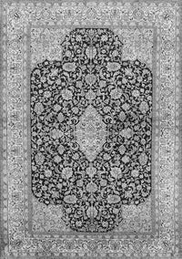 Medallion Gray Traditional Rug, tr373gry