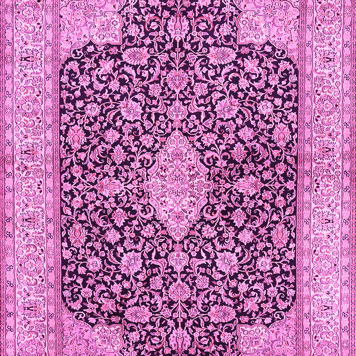 Medallion Pink Traditional Rug, tr373pnk