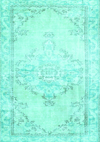 Persian Turquoise Traditional Rug, tr3740turq